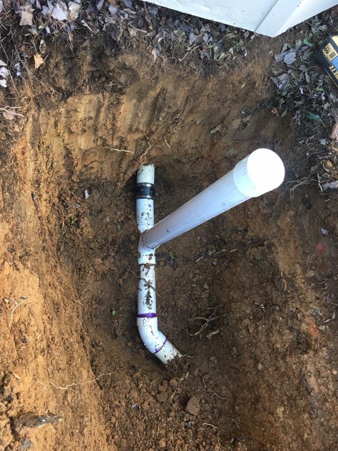 Broken Sewer Line Repair