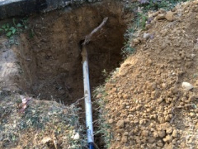 Water line replacement in Helena, Alabama