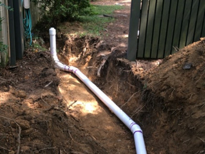 Sewer line replacement in Homewood, Al