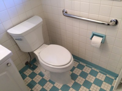 New toilet installation