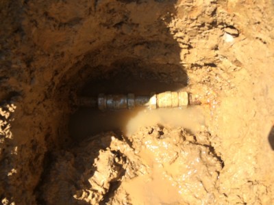 One inch pipe repaired in Mountain Brook, Al