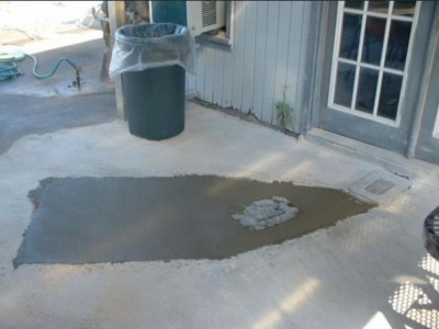 Water Leak Under A Concrete Slab