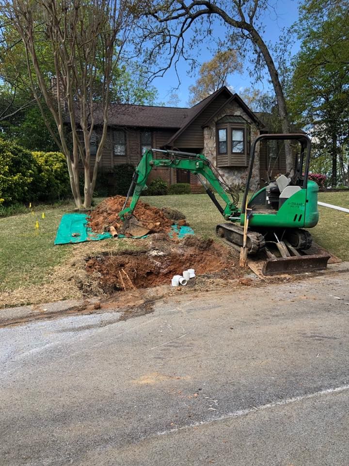 Broken Sewer Line