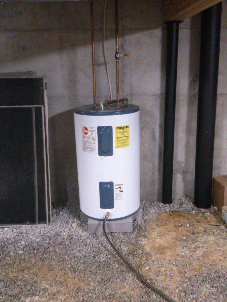 Installing a new water heater