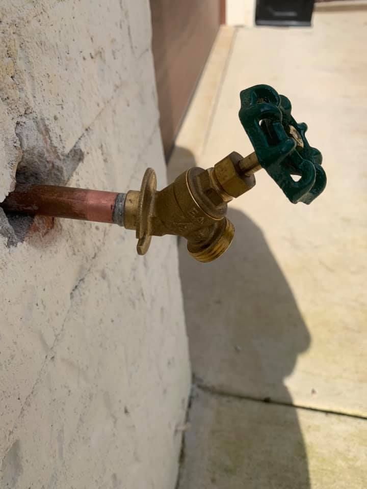 Outside Faucet Repaired