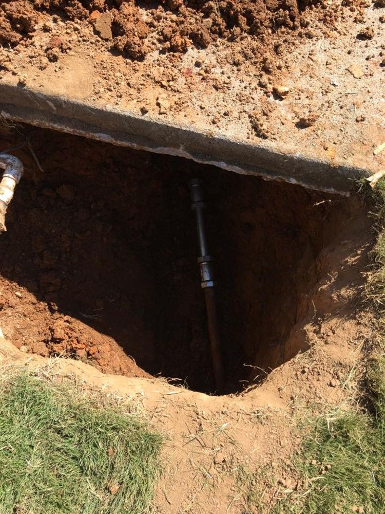 Galvanized water service repair