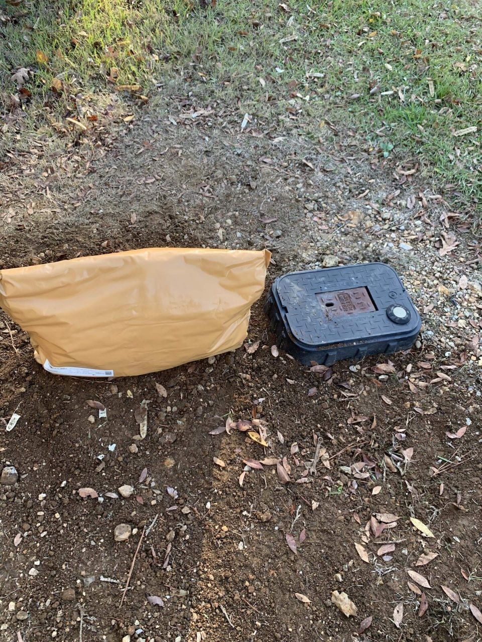 The insulated bag over the assembly