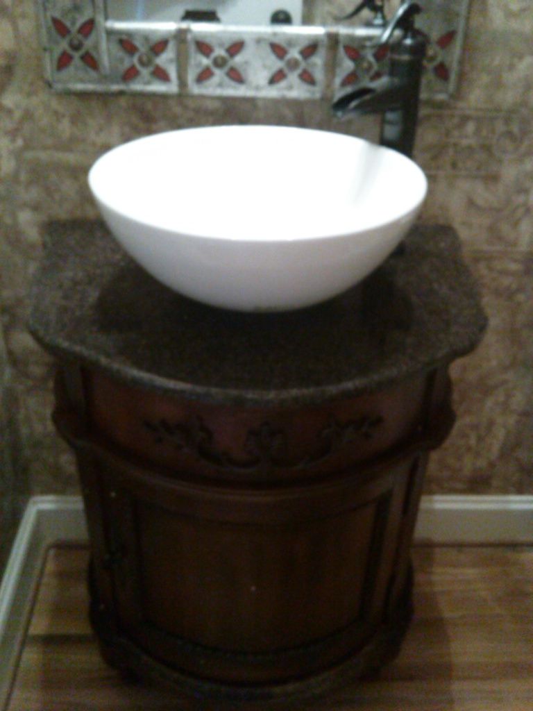 New sink installation