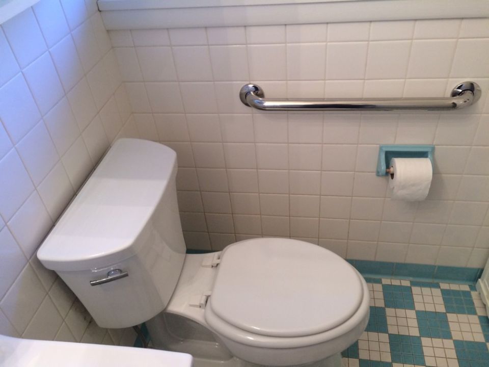 New toilet installation