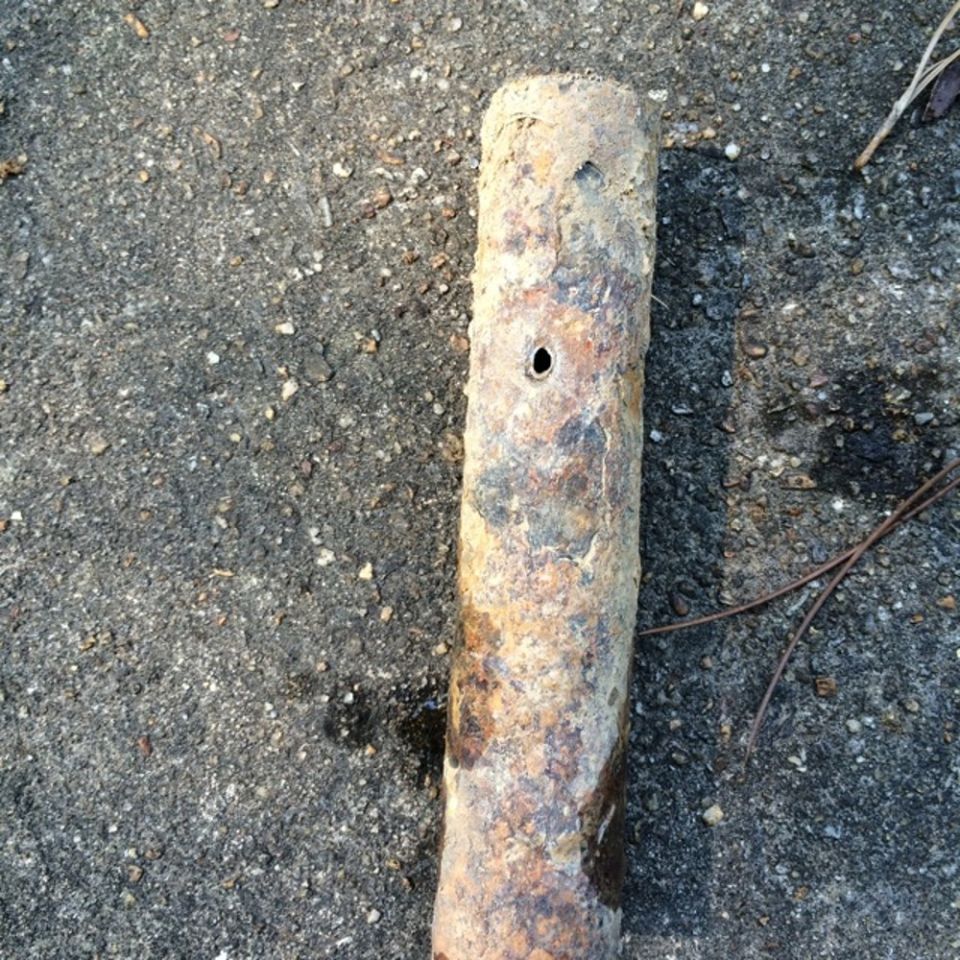 One inch pipe repaired in Mountain Brook, AL