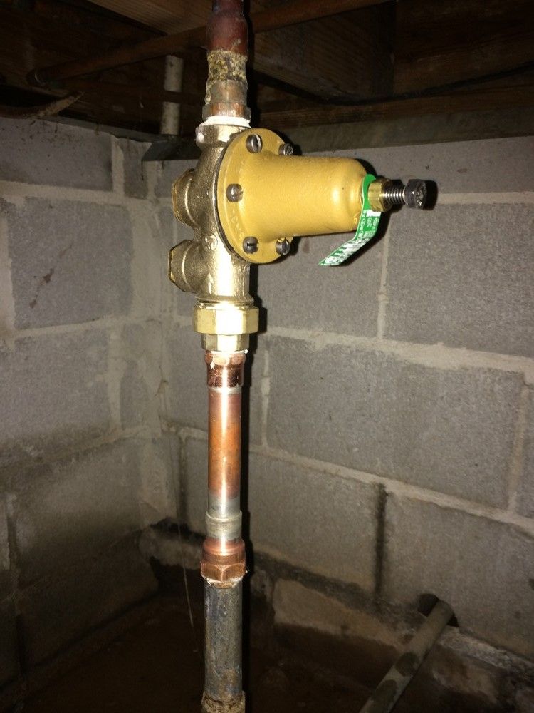 A pressure reducing valve replacement