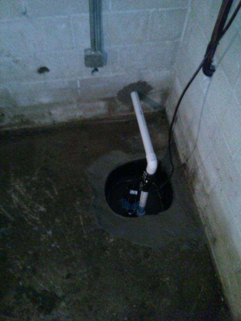 Installing a sump pump in Homewood, AL