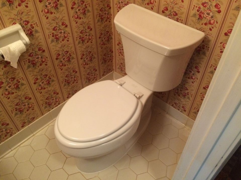 A toilet replacement in Hoover, AL