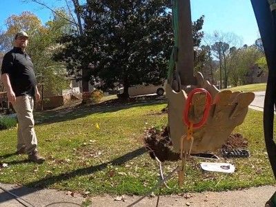 Waterline Replacement With Steel Cable
